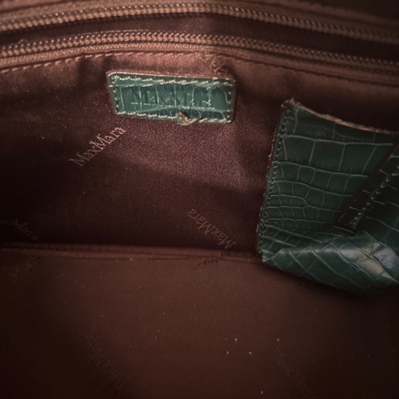 Vintage Max Mara mock croc Bag - Picture 5 of 5